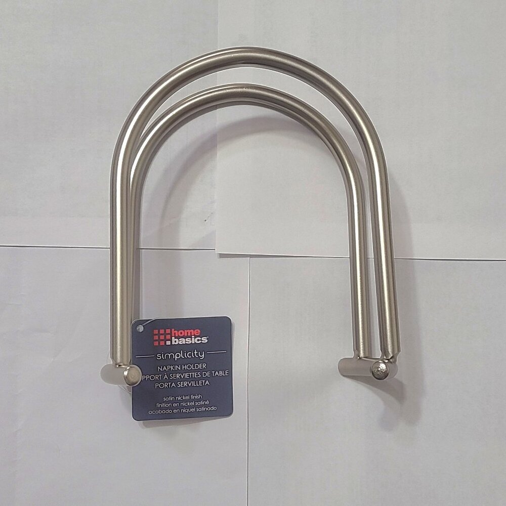 Stainless Steel Napkin Holder – Modern Minimalist Tabletop Organizer